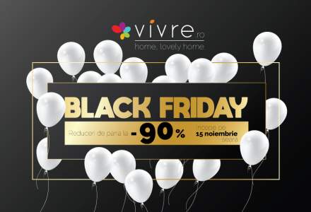 Vivre.ro organizeaza Black Friday in perioada 15-18 noiembrie