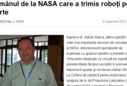 Romanul de la NASA care a trimis roboti pe Marte