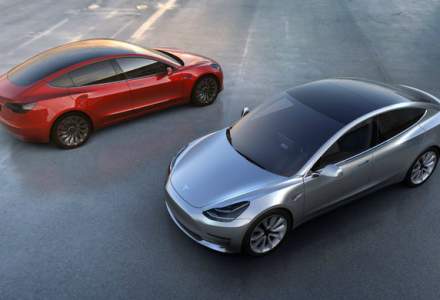 Tesla Model 3 poate fi comandat in principalele tari europene: autonomie de 544 kilometri. Livrarile incep in februarie