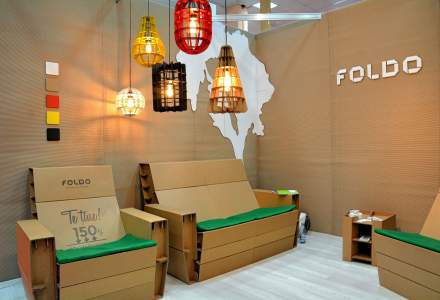 Foldo, afacerea romaneasca cu mobilier si decoratiuni din carton de 200.000 de euro care se vand in Japonia si Statele Unite