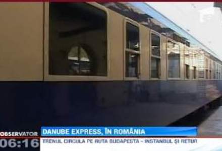Un nou tren de lux trece prin Romania: Danube Express a oprit in Brasov si Sighisoara