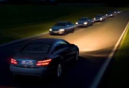 Mercedes efectueaza teste de lumini in Romania