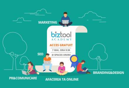 BizTool Academy, ultra-workshop-ul gratuit de o zi in care inveti cum sa ai o afacere digitala