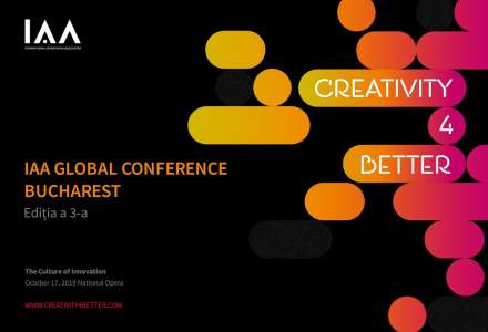 Conferinta Globala IAA "Creativity4Better" revine la Bucuresti cu o a treia editie si anunta primii speakeri