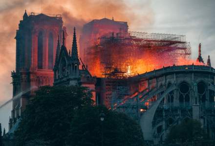 Prima slujba sustinuta la Notre-Dame de Paris dupa incendiul devastator de acum doua luni