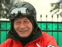 Basescu, pe snowmobil:...