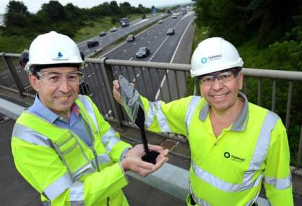 Englezii testeaza autostrada din cauciuc realizata in urma prelucrarii anvelopelor uzate