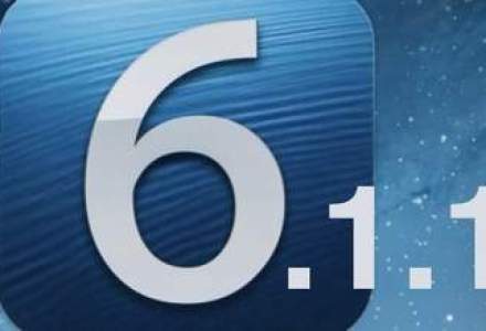 Apple a lansat update-ul la iOS 6.1.1 pentru iPhone 4S, dupa probleme aparute la versiunea precedenta