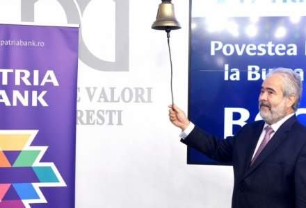 Patria Bank vrea sa emita cel putin 6.000 de obligatiuni in valoare de minimum 3 milioane de euro