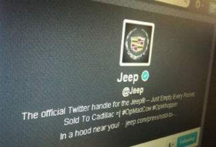 Contul de Twitter al Jeep, spart si inlocuit cu referinte la Cadillac