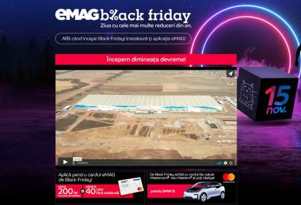 eMAG - Numaratoarea inversa pana la Black Friday - site-ul, inchis