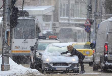 Vreme deosebit de rece la Bucuresti, temperatura maxima nu trece vineri de 2 grade; spre seara, posibil lapovita si ninsoare