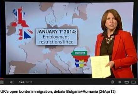 Gafa BBC: Romania, prezentata in culorile steagului bulgar, la o dezbatere despre imigratie