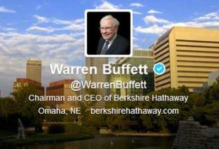 Warren Buffett si-a facut cont pe reteaua de socializare Twitter: a strans peste 1.000 de fani pe minut