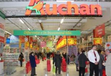 Afacerile Auchan au depasit pragul de 500 de MIL. euro