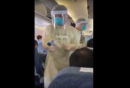 [Video] Virusul misterios din China: Pasagerii controlati in avioane