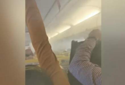 Un avion Ryanair pe ruta Bucuresti - Londra s-a umplut de fum [UPDATE - pozitia Ryanair]