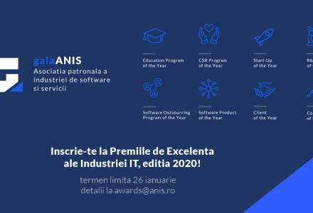 (P) Competitia ANIS pentru desemnarea celor mai importante proiecte ale industriei IT