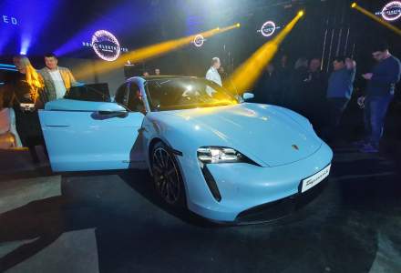 Porsche Taycan a fost prezentat la Bucuresti. Accelereaza pana la 100 de km/h in 2,8 secunde