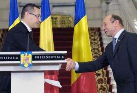 Ponta merge pe varianta lui Basescu privind adoptarea monedei euro