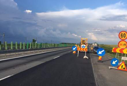 Autostrada Soarelui intra in reparatie; sectorul cu dale de beton de pe A2 va fi frezat si refacut