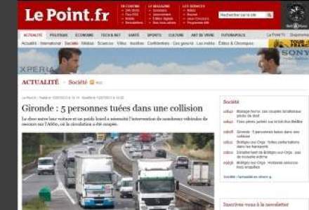 Patru romani si un algerian au murit in Franta, intr-un accident rutier