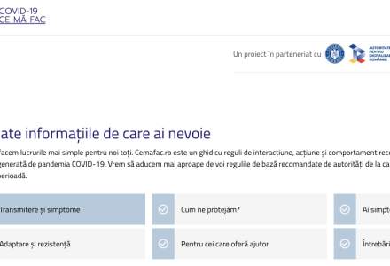 A doua soluție digitală împotriva coronavirus: CeMaFac.ro