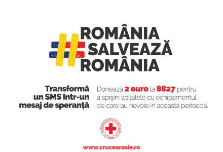 Coronavirus | Crucea Roșie Română lansează campania națională de strângere de fonduri „România salvează România”