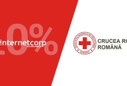 InternetCorp donează 10% din campaniile de comunicare către Crucea Roșie Română 