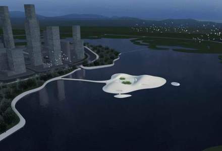 Cum arata muzeul care va fi construit pe o insula artificiala din China