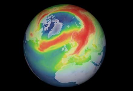Gaură în stratul de ozon, de trei ori mai mare decât Groenlanda, deschisă deasupra Polului Nord - VIDEO