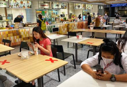 FOTO | Occidentul învață de la asiatici. Cum vor arăta restaurantele după eliminarea restricțiilor