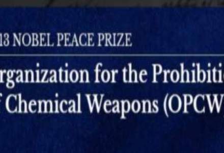 Organizatia care distruge armele chimice din Siria a luat Premiul Nobel pentru Pace