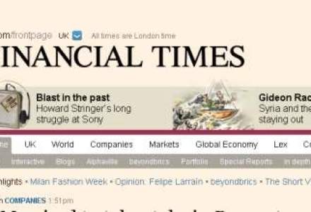Viitorul e online: Financial Times va publica doar o editie print pe zi pentru tot globul