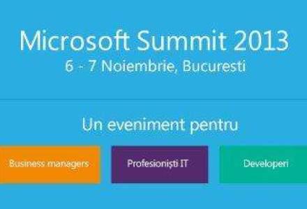 (P)Microsoft Summit, 6-7 noiembrie in Bucuresti - De ce sunt tabletele cu Windows 8 cea mai buna solutie pentru un business?