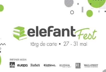 50 de evenimente de lansare în 5 zile| elefant.ro dă startul elefantfest, târg de carte online
