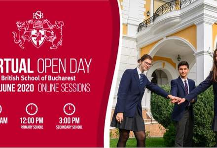 (P) British School of Bucharest se adaptează și organizează în premieră VIRTUAL OPEN DAY