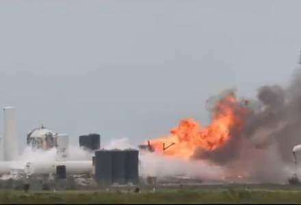 Nava spațială „Starship” a SpaceX a explodat în timpul unui test transmis în direct