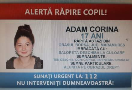 Adolescenta din Borșa, dată dispărută, a fost găsită în județul Arad