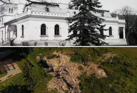 Castelul Bay din Treznea s-a prăbuşit în totalitate, după ce a fost scos de pe lista monumentelor istorice