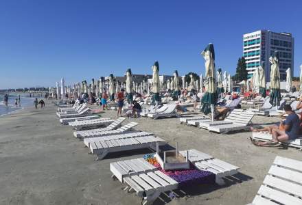 FOTO REPORTAJ | Cum arată plajele din Mamaia în timpul săptămânii