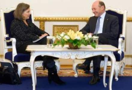 Basescu s-a intalnit cu oficialul american Victoria Nuland: Sper ca micile neintelegeri nu vor afecta relatiile noastre