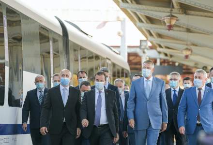 Iohannis a testat garnitura de tren de pe ruta Gara de Nord - Aeroportul Henri Coandă