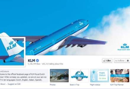 Clientii KLM pot plati biletele de avion prin Facebook si Twitter