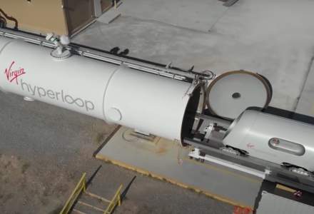 VIDEO: Primul test hyperloop cu pasageri. Capsula poate atinge peste 1.000 km/h