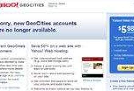 Yahoo va inchide site-ul de gazduire web GeoCities
