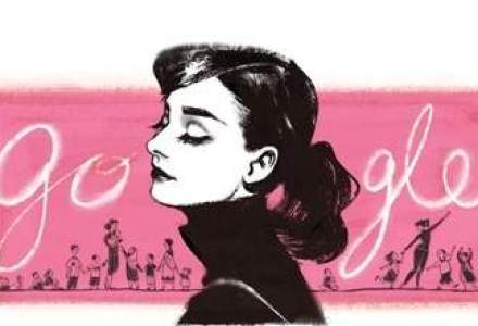 Google o sarbatoreste pe actrita belgiana Audrey Hepburn