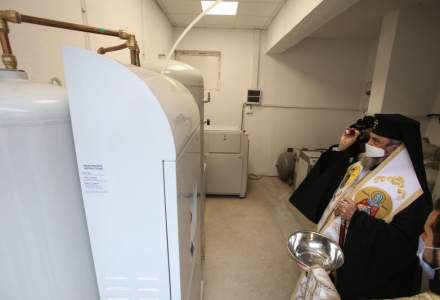Arhiepiscopia a donat o staţie de oxigen pentru Spitalul de Pneumoftiziologie din Sibiu, unde sunt pacienţi cu COVID-19