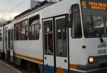 Circulația tramvaiului 41, blocată la stația Brașov