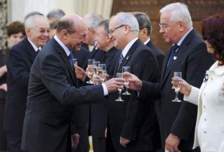Aniversarea Curtii de Conturi, prilej de intalnire intre Basescu, Ponta, Isarescu si Patriarhul BOR